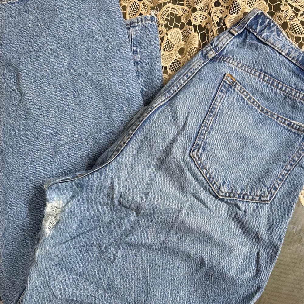 Curve Love Abrecrombie & Fitch Blue Denim Jeans - Picture 2 of 4